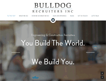 Tablet Screenshot of bulldogrecruiters.net